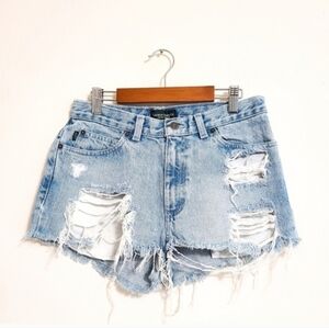 Vintage Lauren Ralph Lauren High Waisted Cutoff Jean Shorts